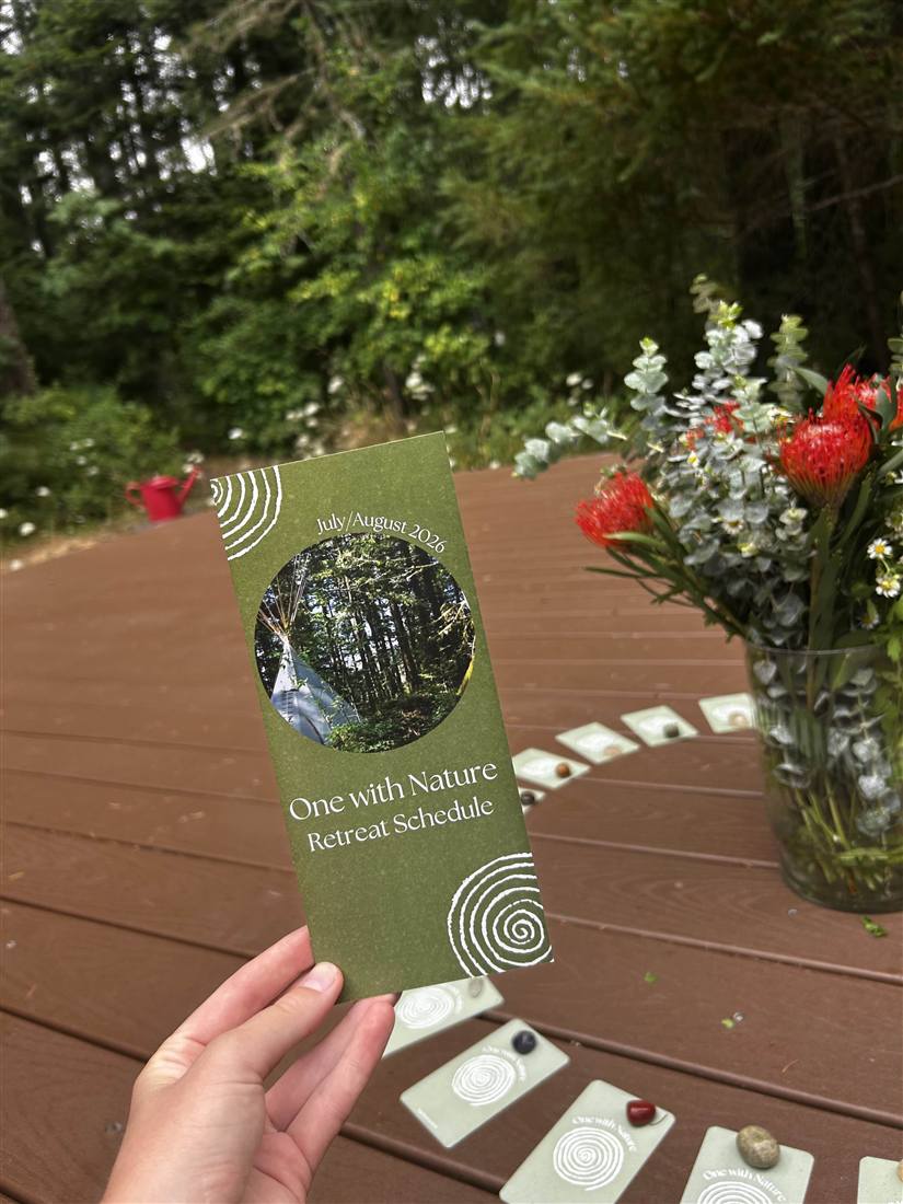 The One with Nature retreat schedule